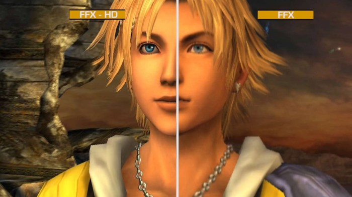 Ffx original vs remaster