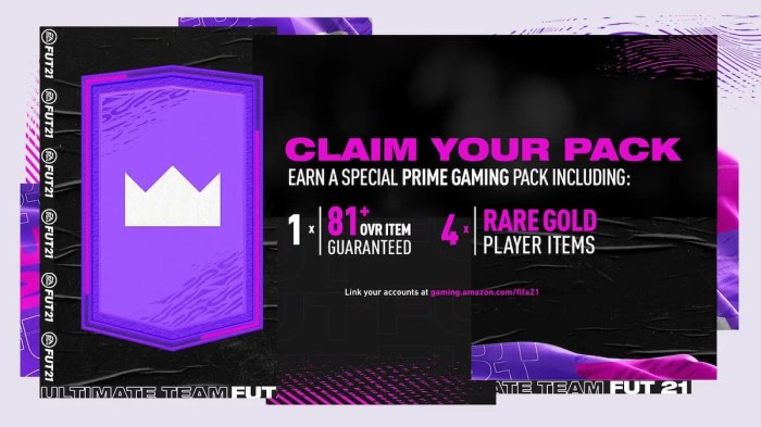 Fifa twitch prime pack