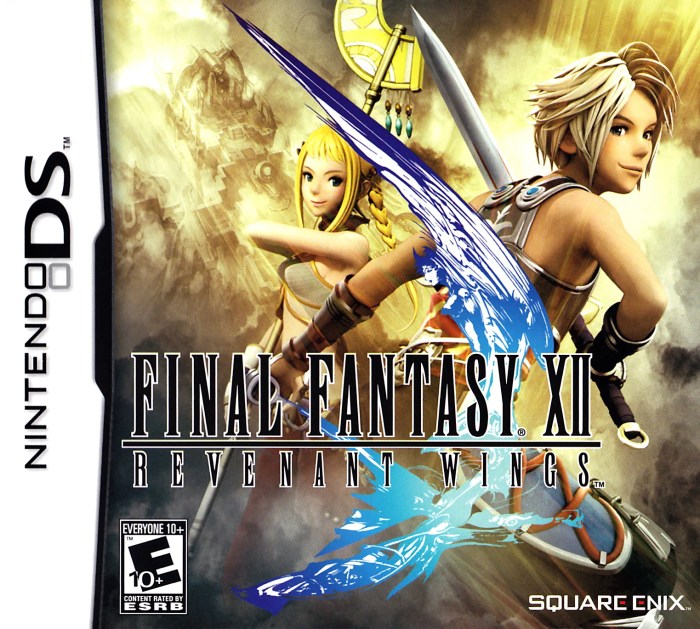 Ds fantasy final wings revenant xii nintendo