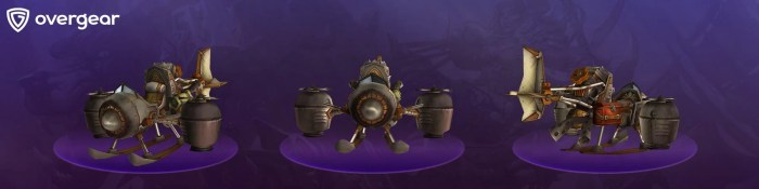 Mounts overgear