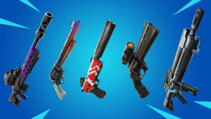 Rarest guns in fortnite