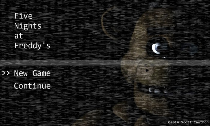 Fnaf 1 loading screen