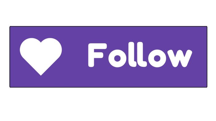 Can't follow on twitch