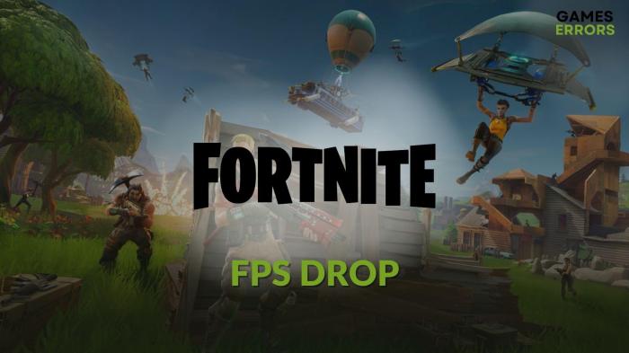 Fortnite random fps drops