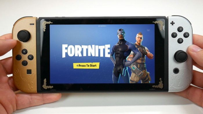 Fortnite on switch oled