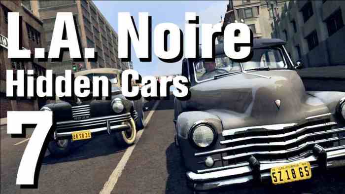 La noire hidden cars