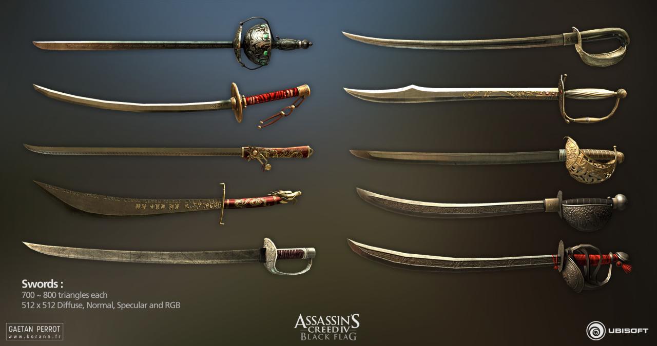 Best swords in black flag