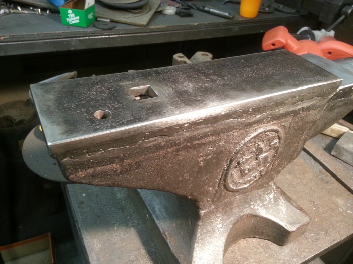 How to repair a anvil