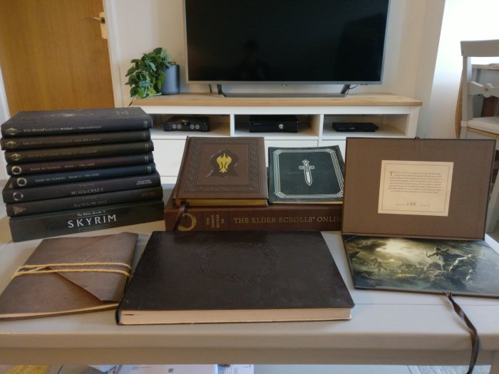 Skyrim scrolls elder library beast man vol mer ii books book bethesda softworks release listed details titan game size uesp