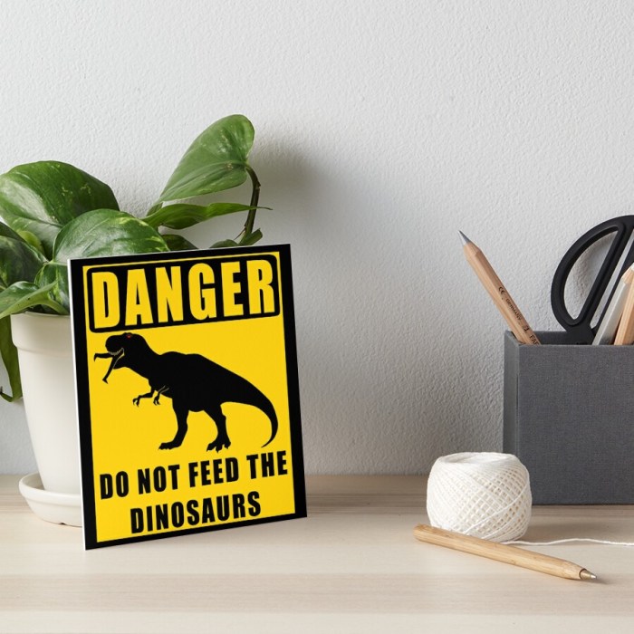 Feed sign dinosaurs do printable dinosaur birthday party