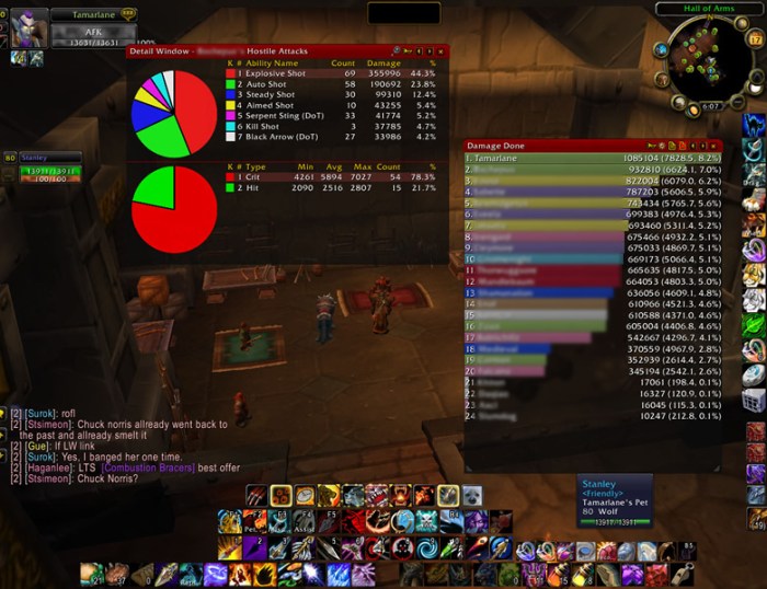 Wow pvp krieger warcraft addon score