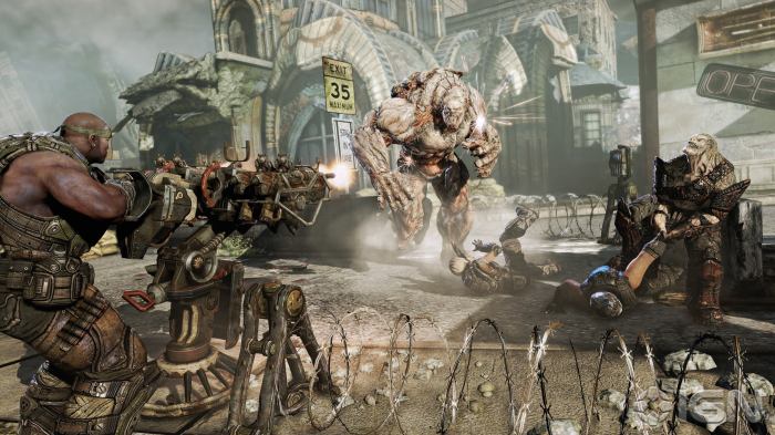 Gears locust savage war gow3 gameplay character screenshots details enemies