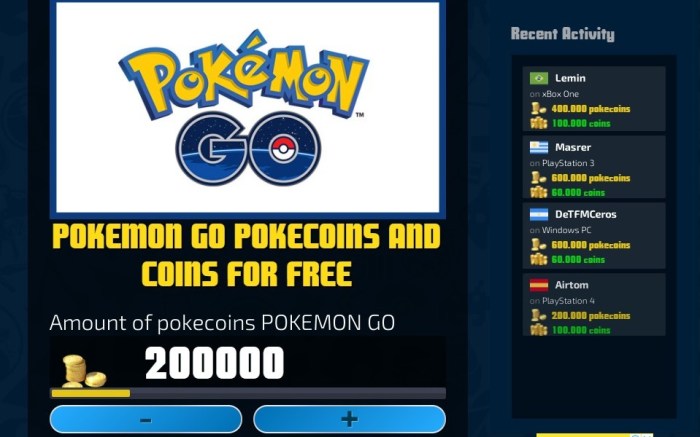 Coins pokemon go hack