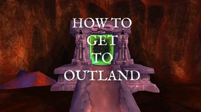 How to go to outland