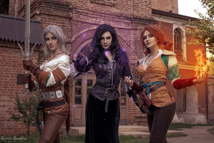 Triss witcher yen yennefer