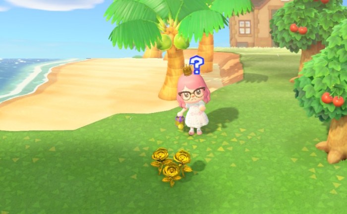 Gold rose animal crossing