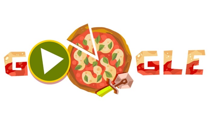 Google doodle games pizza