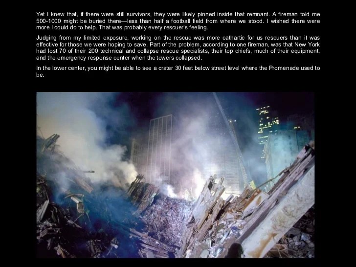 Extracts on ground zero