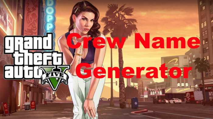 Good crew names for gta 5