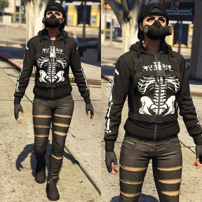 Gta v online outfits