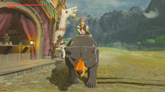 Zelda ride bear