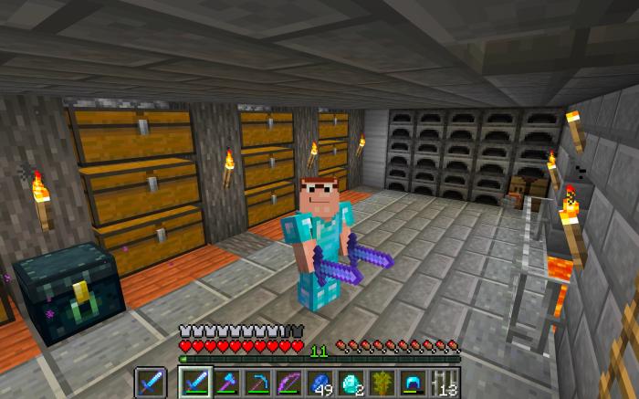 Cool chest room minecraft