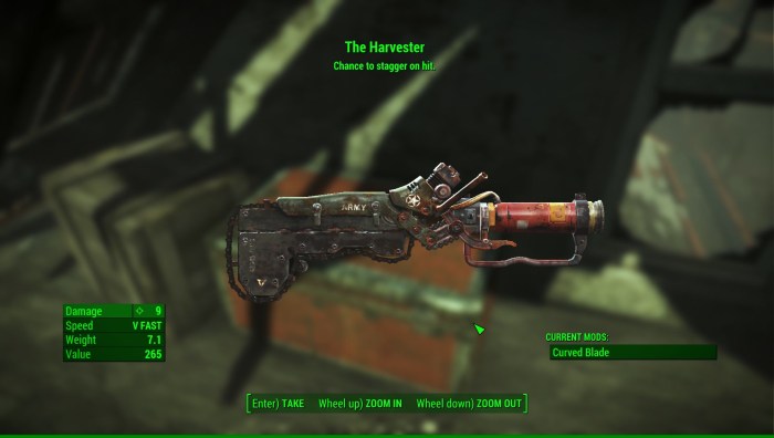 The harvester fallout 4