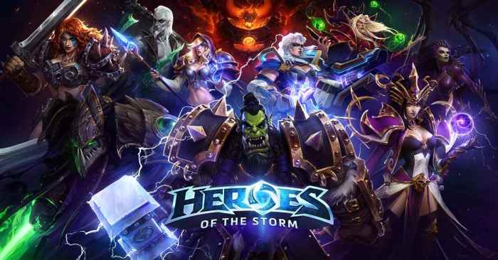 Heroes of the storm menu