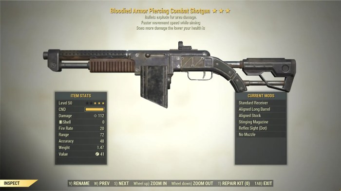 Fallout 76 shotgun perks