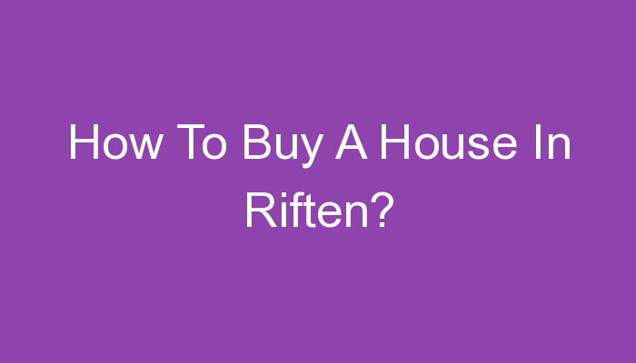 Buy house in riften