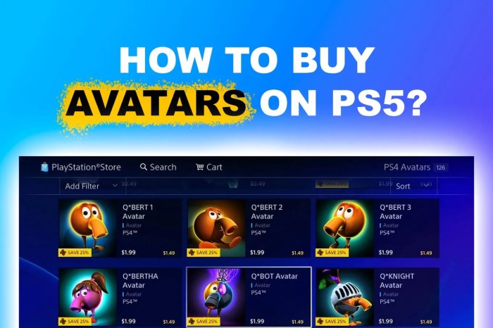 Avatars psn choose