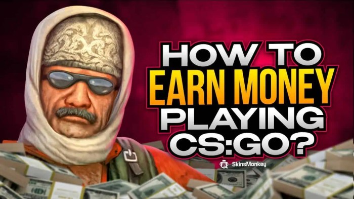 Earn money from csgo