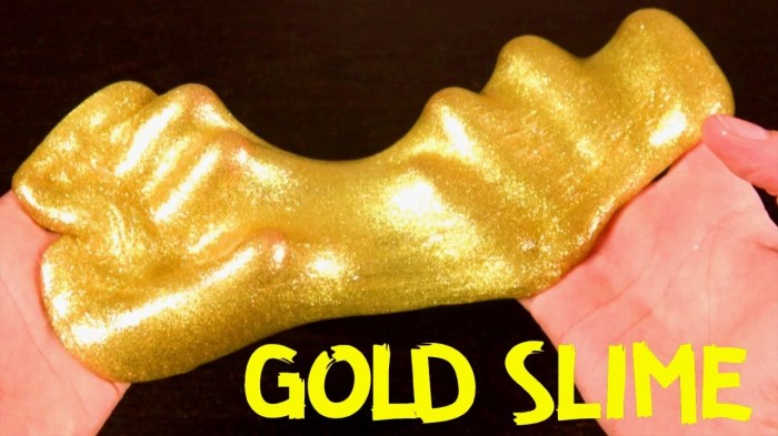 Slime gold glitter recipe make glue sensory stretchy play kids supplies littlebinsforlittlehands