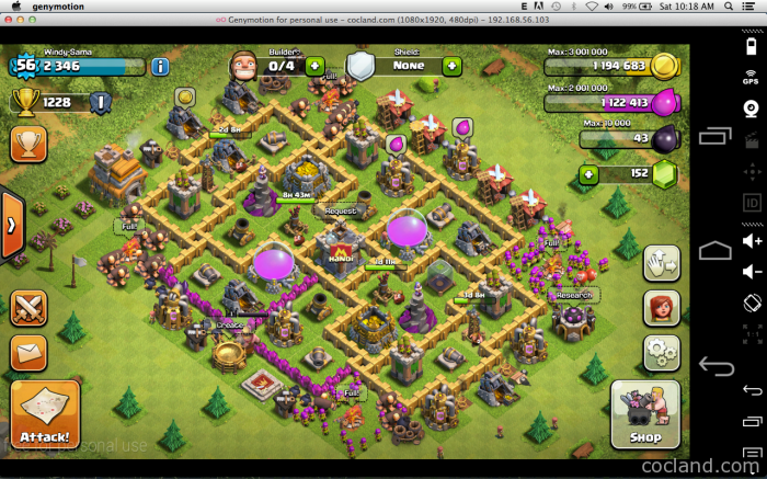 Clans clash bluestacks pc play mac using