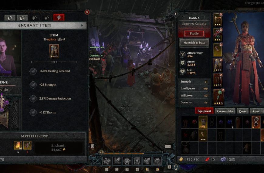 Diablo 4 rerolling stats