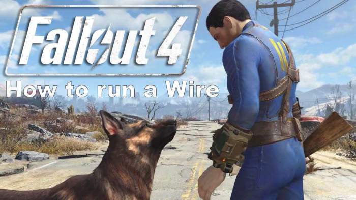 Run a wire fallout 4