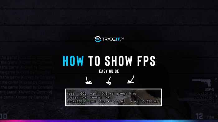 How to show fps on mw3