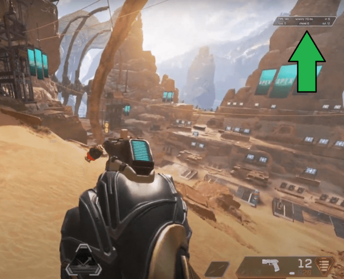 How to show fps in apex