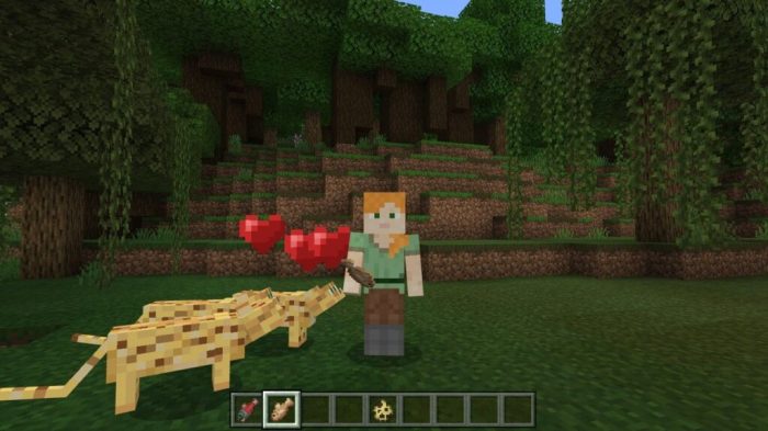 How tame ocelot minecraft