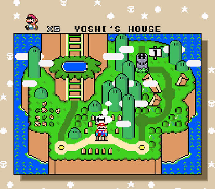 Mario super bros map overworld game 3d word smw culture nerd yoshi secrets maps beatdown wiiu bunch islands below own