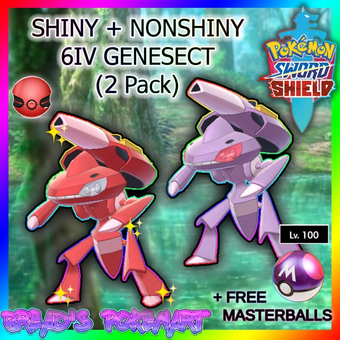 Genesect forms pokemon