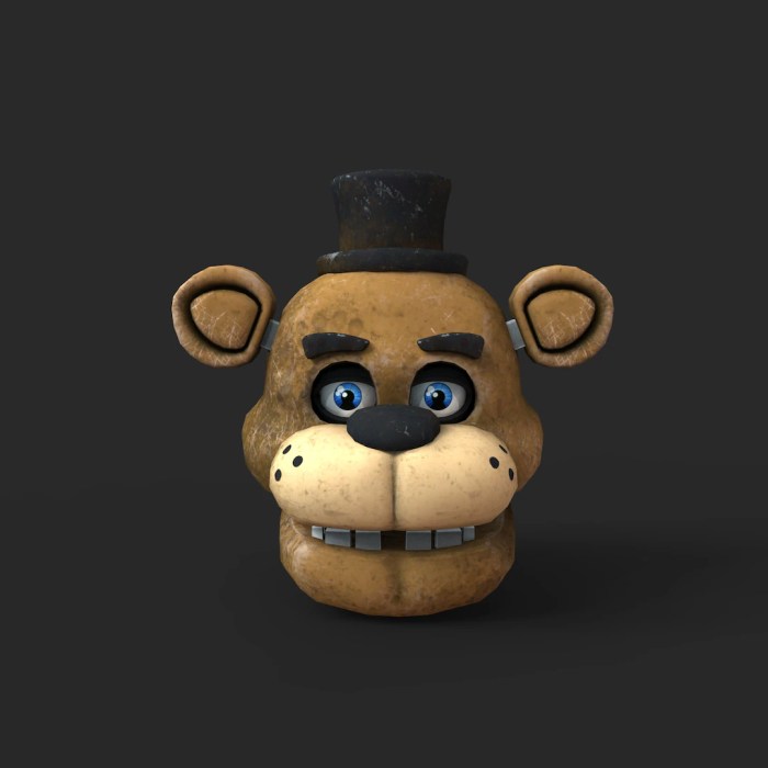 Fnaf freddy head mask