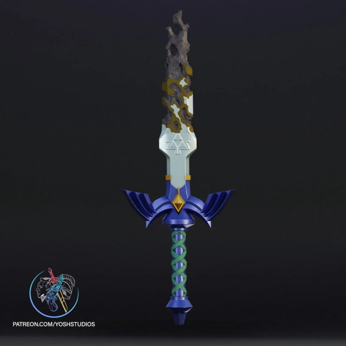 Decayed master sword totk