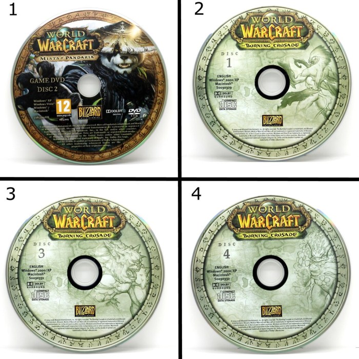 Wow retrieve the discs