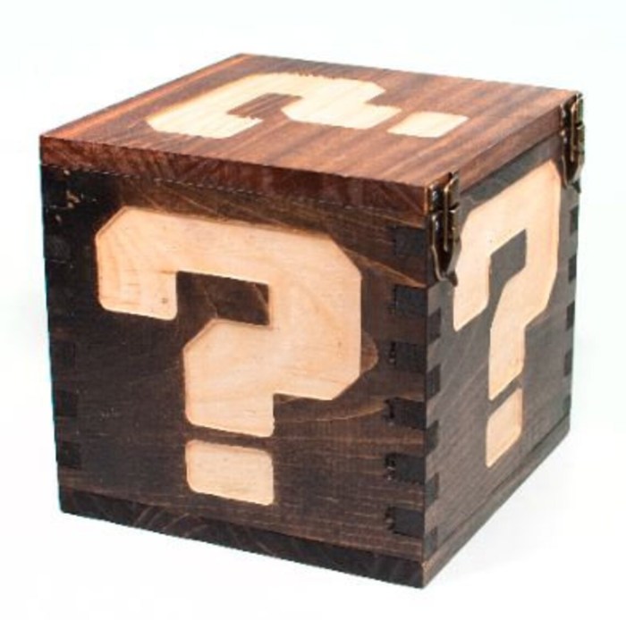 Diy mario question block