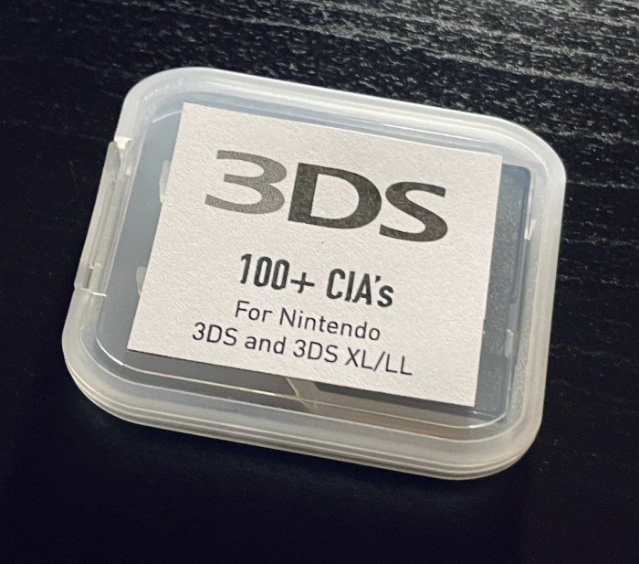 3ds sd card with games