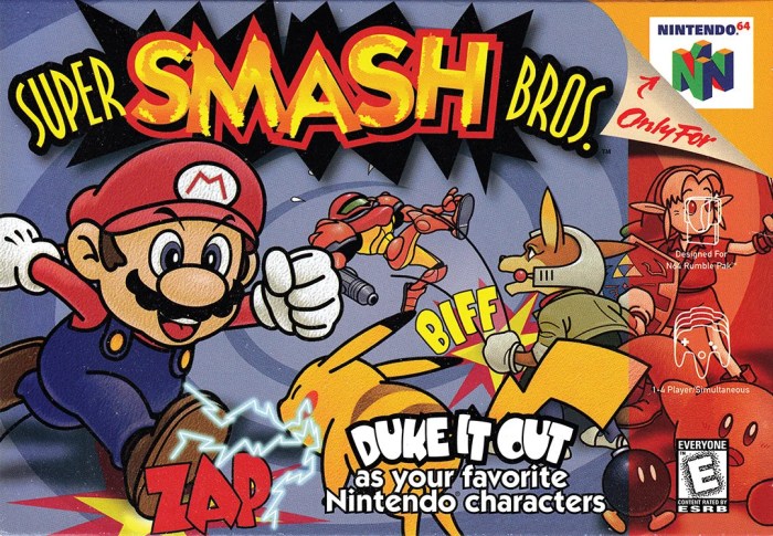 Smash bros n64 cartridge