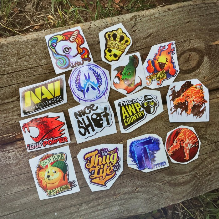 Cs go real life stickers