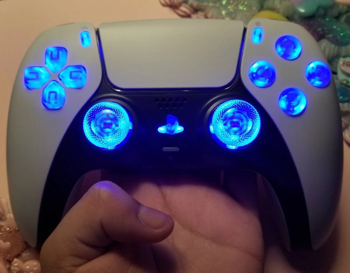 Ps5 controller lit up