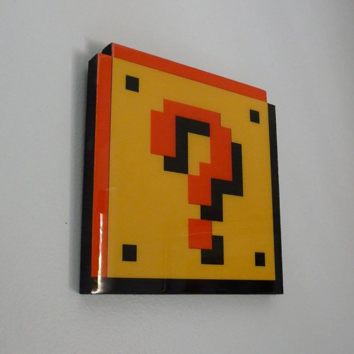 Diy mario question block